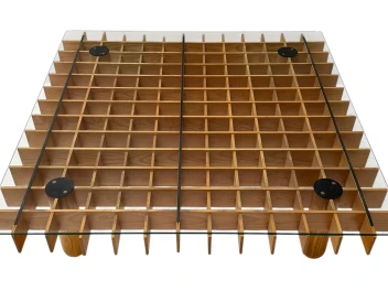 XL Kyoto Graphic Coffee Table by Gianfranco Frattini for Ghianda / Knoll, 1974